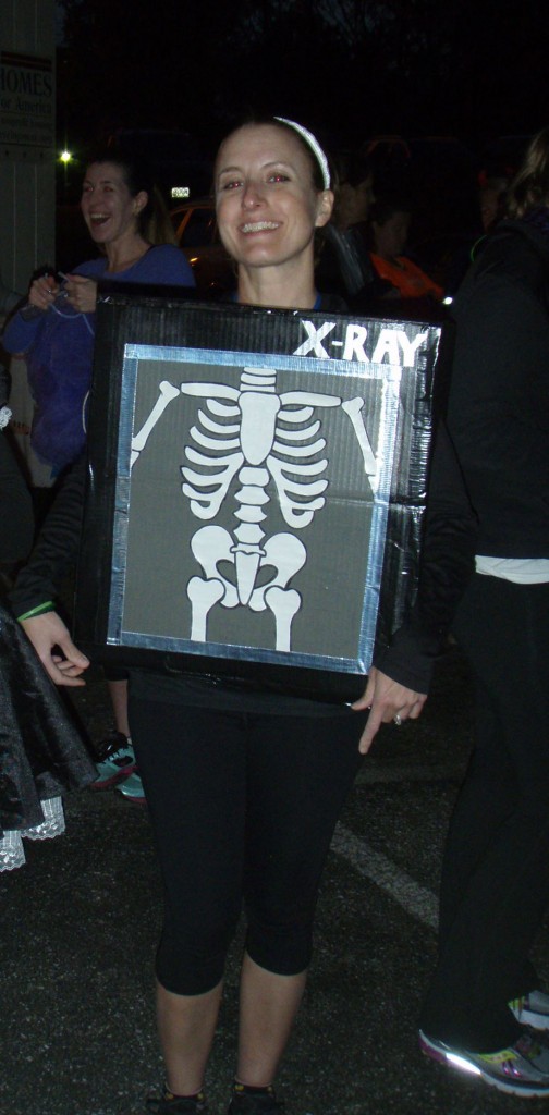 2013 - XRay, complete with glow-in-the-dark skeleton. Um, that didn't glow all that well. But good enough to place in a costume contest!